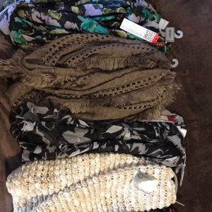 variety of infinity scarves